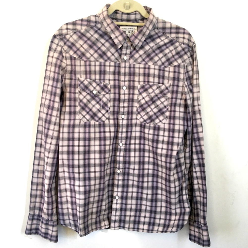 All saints. Checkered shirt.